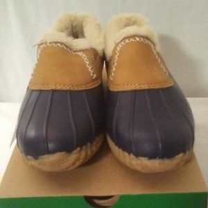 JBU Tan & Navy Winona Waterproof Duck Shoes - Size 7M Women